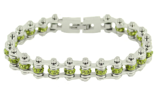 Ladies Motorcycle Bike Chain Bracelet Stainless Steel August Edition SB172
