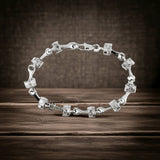 Piston Jewelry Unisex Piston Link Motorcycle Biker Bracelet Stainless Steel SB180