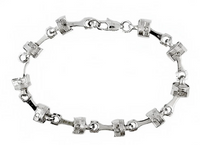 Piston Jewelry Unisex Piston Link Motorcycle Biker Bracelet Stainless Steel SB180