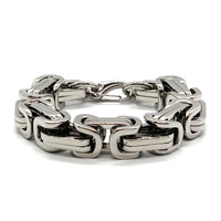 Huge Men's Byzantine Bracelet Stainless Steel SB19
