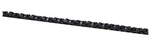 Small Unisex 4mm Black Stainless Steel Byzantine Bracelet SB213