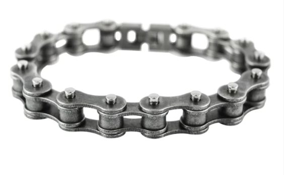 Jewelry Men's Motorcycle Bike Chain Bracelet Stainless Steel Antiqued Edition SB221