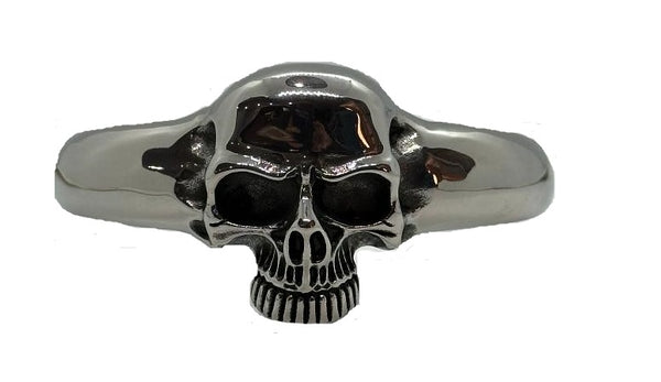 Stainless Steel Big Men's Biker Cuff Skull Bracelet SB223