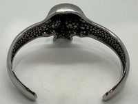 Stainless Steel Big Men's Biker Cuff Skull Bracelet SB223