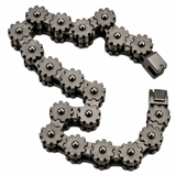 *NEW* 14mm Distressed "Gears" Bike Chain Bracelet Men's Biker Stainless Steel SB244