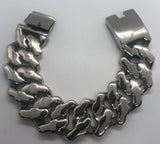 Stainless Men's Designer Fancy Link Bracelet Heavy and Wide SB29