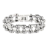 Biker Jewelry Men's Motorcycle Bike Chain Bracelet Stainless Steel SB41