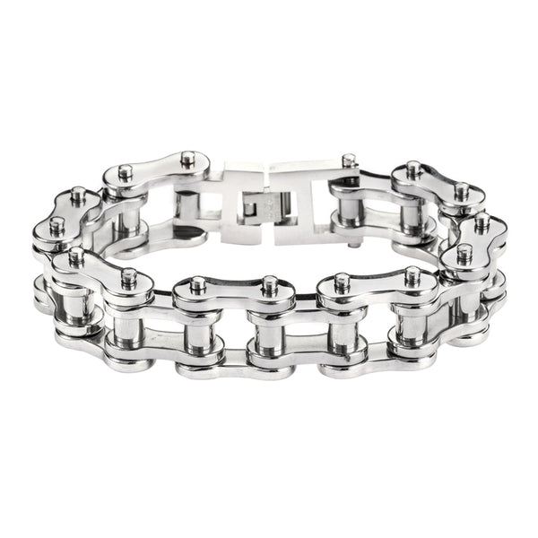Biker Jewelry Men's Motorcycle Bike Chain Bracelet Stainless Steel SB41