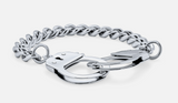 Unisex Jewelry Handcuff Bracelet Stainless Steel SB5