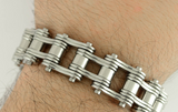 Men's Motorcycle Bike Chain Bracelet Stainless Steel SB90