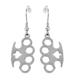 Jewelry Ladies Brass Knuckles French Wire Earrings Stainless Steel SE2