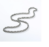 5mm Stainless Steel Byzantine Chain / Necklace CH40