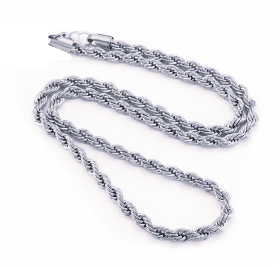 5mm Solid Rope Chain / Necklace Stainless Steel CH5