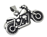 Motorcycle Pendant / Charm Stainless Steel with Rope Chain SP108