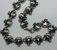 Punisher Skull Necklace Stainless Steel Biker SP13