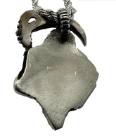 Grim Reaper Pendant 3mm 24-inch Rope Chain Stainless Steel Motorcycle Jewelry SP4