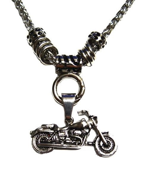 Biker Jewelry Ladies Motorcycle Biker Pendant Stainless Steel SP55