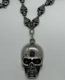 Unisex Skull Necklace / Skull Pendent Stainless Steel Skull Jewelry SP6