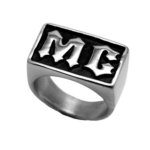 MC Motorcycle Biker Ring Stainless Steel SR110