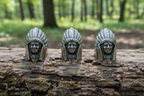 Big Indian Head Ring Men's Stainless Steel SR137