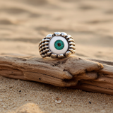 Eyeball Ring Unisex Biker Stainless Steel SR150