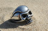 Punisher Skull Ring<br>Men's Biker Jewelry Stainless Steel SR158