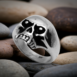 Vampire Fang Skull Ring Unisex Biker Jewelry Ring Stainless Steel SR15