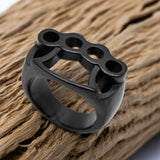 Cool Black Stainless-Steel Ring SR161