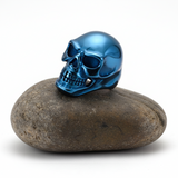 Big Blue Stainless Steel Skull Ring SR165