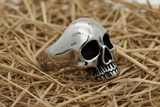 Small Skull Ring Biker Jewelry Unisex Stainless-Steel SR16