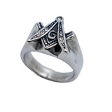 Men's Stainless Steel Mason Ring SR176