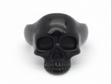 Small Black Skull Ring Black Stainless Steel Biker Gothic Jewelry Unisex SR177
