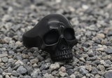 Small Black Skull Ring Black Stainless Steel Biker Gothic Jewelry Unisex SR177