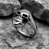 Joker Skull Ring Men’s Stainless Steel Biker Ring SR17