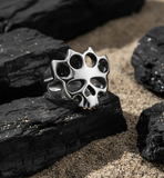 Knuckles Skull Ring Men's Punisher Stainless Steel Ring SR194