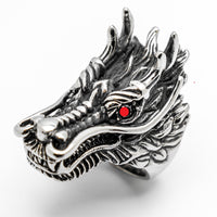 Huge Dragon Ring Men's Stainless Steel Large Sizes SR198