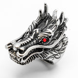 Huge Dragon Ring Men's Stainless Steel Large Sizes SR198