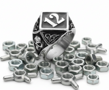 Number "12" Signet Ring Men's Stainless Steel SR203