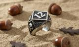 Number "12" Signet Ring Men's Stainless Steel SR203