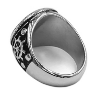 Biker Jewelry Pirate Ring Men's Stainless Steel SR213