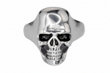 High Polished Skull Ring Men's Biker Stainless Steel SR220