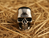 High Polished Skull Ring Men's Biker Stainless Steel SR220