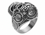 Quantum Mechanical Skull Ring Men's Biker Stainless Steel SR221
