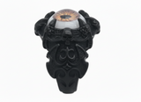 Men’s Black Eyeball Ring – Gothic Statement Design Stainless Steel SR225