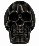 Charcoal Black Skull Ring Men's Biker Stainless Steel SR231