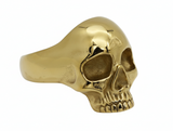 Small Gold Skull Ring – Unisex 18k Gold Plated Stainless Steel SR26