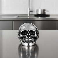 Large Skull Ring Men's Stainless Steel SR36
