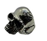 Cracked Skull Ring Men's Biker Ring Heavy Stainless Steel SR85