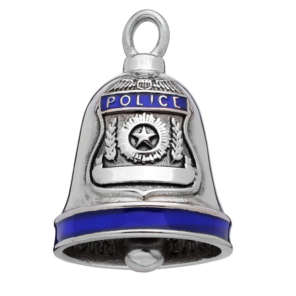 Large Motorcycle Biker Ride Bell® Police Edition Stainless Steel RB13L