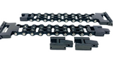 Watch Band Ladies Black Stainless Steel Motorcycle Chain Bracelet W1
